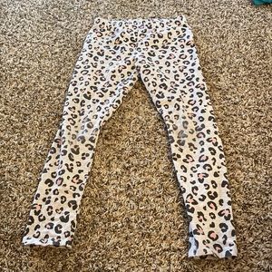 Leopard girls leggings